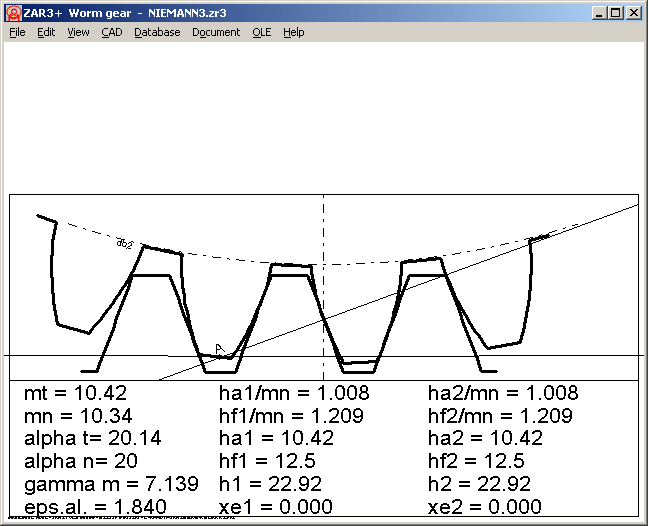 Spur Gear Autocad Drawing