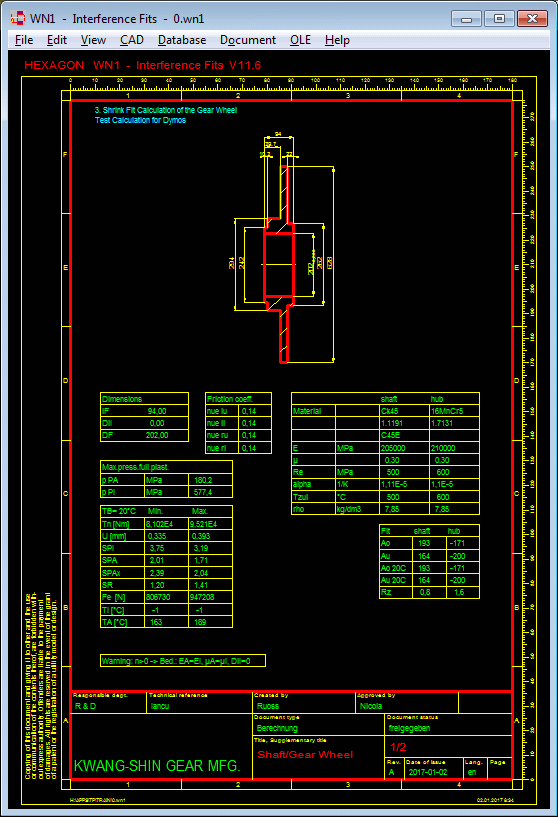 Interference (Press - Shrink) Fit Calculator